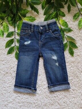 Baby Boy Ripped Denim Levis (6-9 Months)